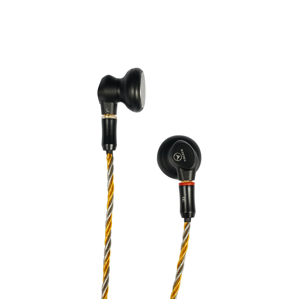 Yincrow RW-4000 RW4000 HiFi Flat-Headset Earphone 15mm Dynamic Driver In Ear Earbud With 3-in-1 Detachable MMCX Cable Bass IEM