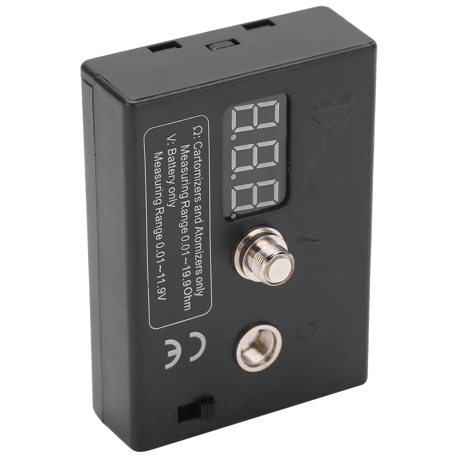 Resistance OHM Meter Measuring Reader Coil Tester Wire DIY Tool Atomizer 3V 0.01-20&Omega;