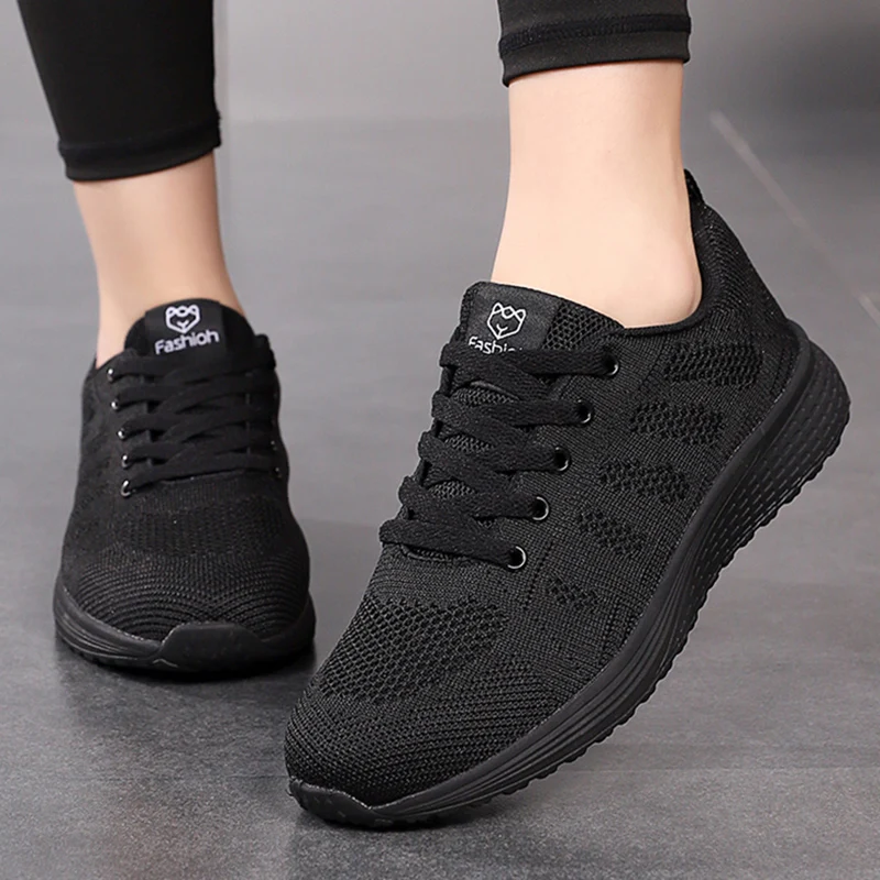 Women Casual Shoes Fashion Breathable Walking Mesh Flat Shoes Sneakers women shoes women sneakers women flats casual shoes