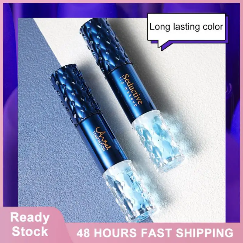 

Blue Rose Color Changing Lipstick Raincoat Set Natural Lasting Temperature Color Change Lip Balm Moisturizing Makeup Cosmetics