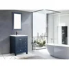30" Bathroom Vanities Cabinet with Sink Combo Set, Undermount Ceramic Sink w/Thickened Wood, Matte Black Faucet, Painted Surface 1