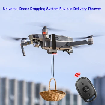 Universal Drone Airdrop Thrower System 2.4 Remote Control General Payload Delivery Thrower Air Dropper Device Drone Accessories