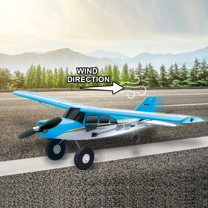 Qidi560 RC Plane Moore M7 Off-road 4CH Remote Control Airplane Brushless Fixed Wing Aircraft Model EPP Foam Toys for Children 5
