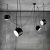 Modern Iron Drum LED Pendant Lights Living Room Decor Lighting Kitchen Diningroom Decor Industrial Office Hanging Light Fixtures 4