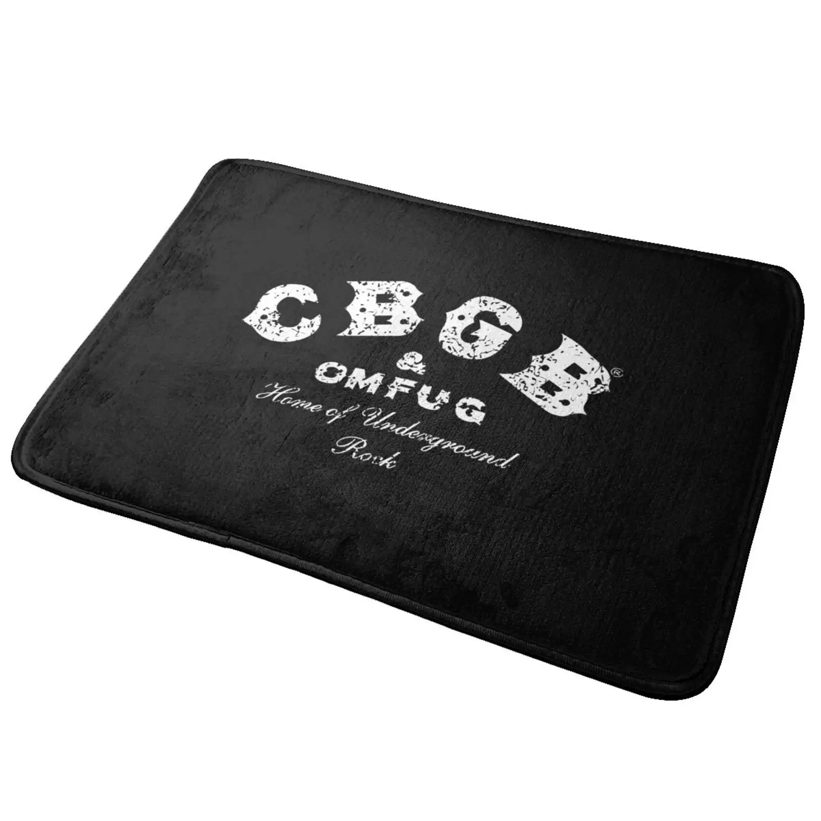 Cbgb Distressed Rock N Roll Punk Music Band Mat Rug Carpet Kitchen Home Waterproof Oilproof |