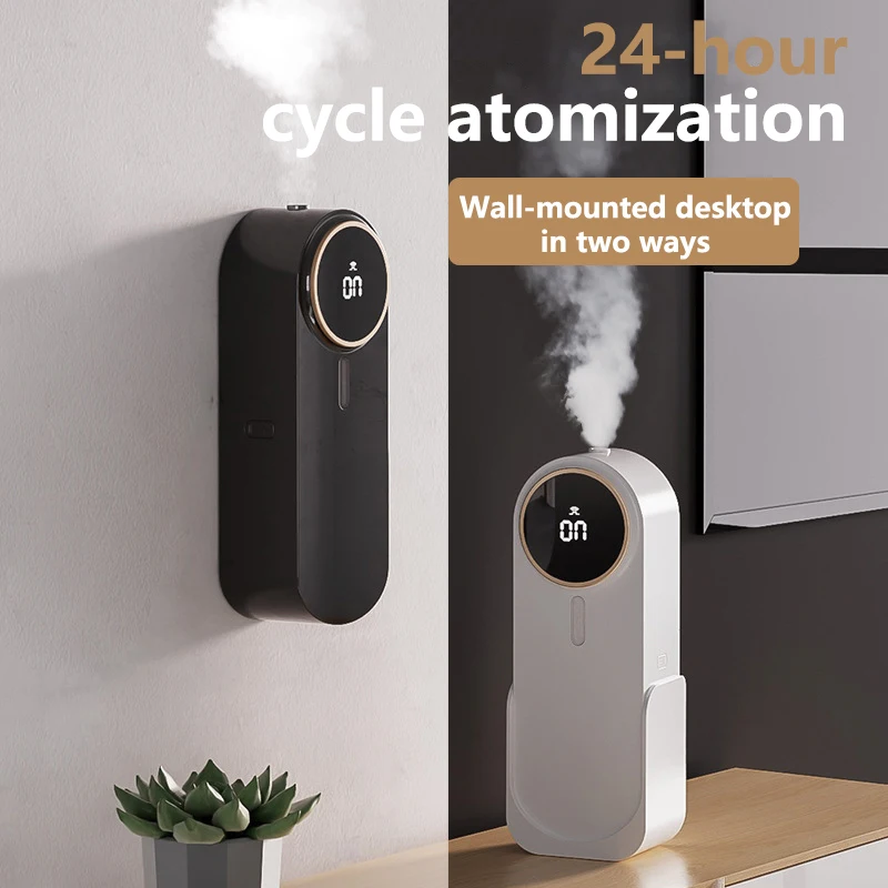 Wall Mounted Aroma Diffuser LED Screen Air Freshener Humidifier Room