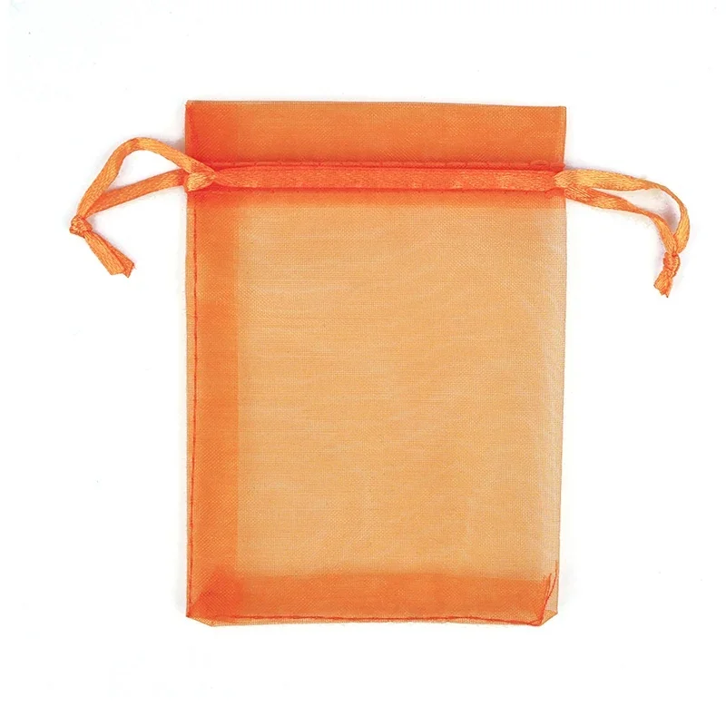 200 Stück 13 x 18 15 x 20 cm tragbare Organza-Beutel mit Kordelzug, Geschenkbeutel, Sacchetti Gioiello, Farbgebung, Hochzeit, Weihnachten, individuelles Logo – Detail 17