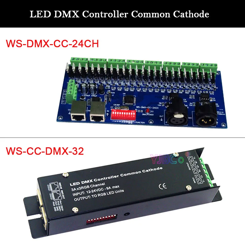DC 12V 24V High Frequency DMX RGB Controller 3 CH 24 CH channel Common Cathode dmx512 Decoder For Lighting,LED Strip,Lamp,Bulb kingkong 1024si dmx controller dj equipment dmx512 console stage lighting for led par moving head spotlights disco dj controlle