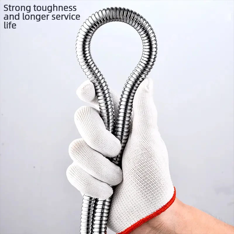 Shower Tube Extension Stainless Steel Universal Woven