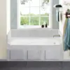 Well Made Forever SM-DB566 Voltaire Alcove Bathtub 66" X 32" Glossy White Integrated Tile Flange: Preventing Water Leakage 1