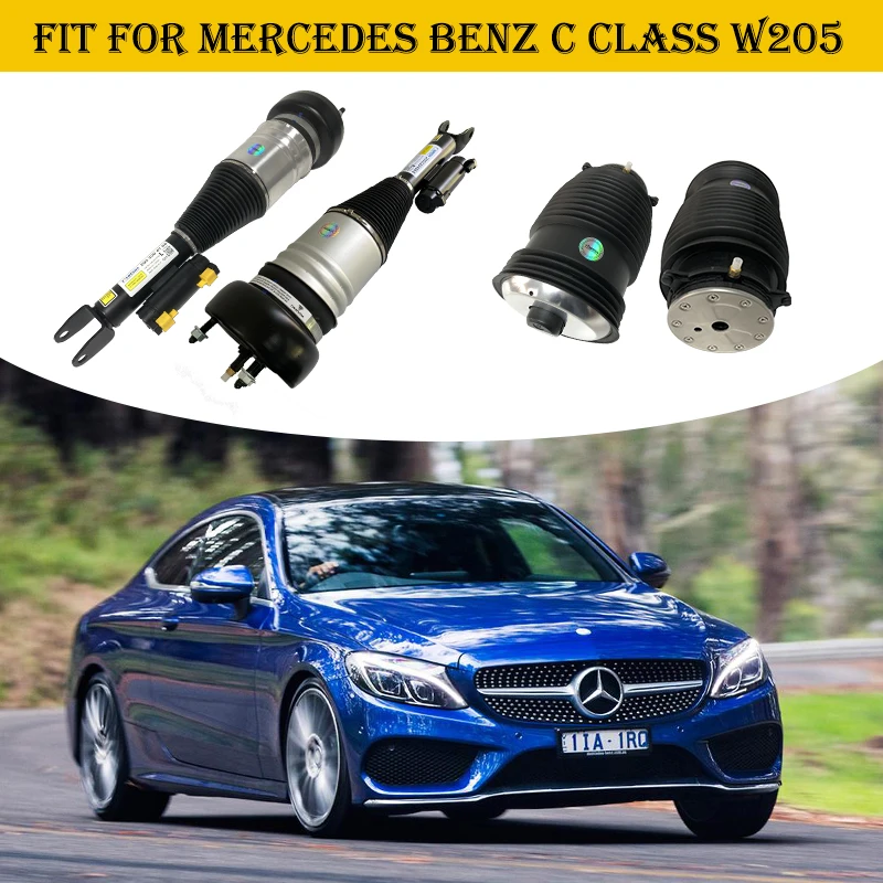 

Передняя Пневматическая распорка YINRON и задняя Пневматическая Пружина для Mercedes Benz C Class W205 A2053204768 A2053204868 A2053200125 A2053200225, 4 шт.