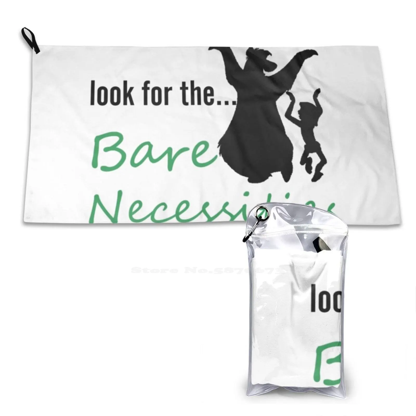 Cravatte Nude Asciugamano Da Bagno Morbido Asciugamano Da Esterno Jungle Book Necessità Nude Mowgli