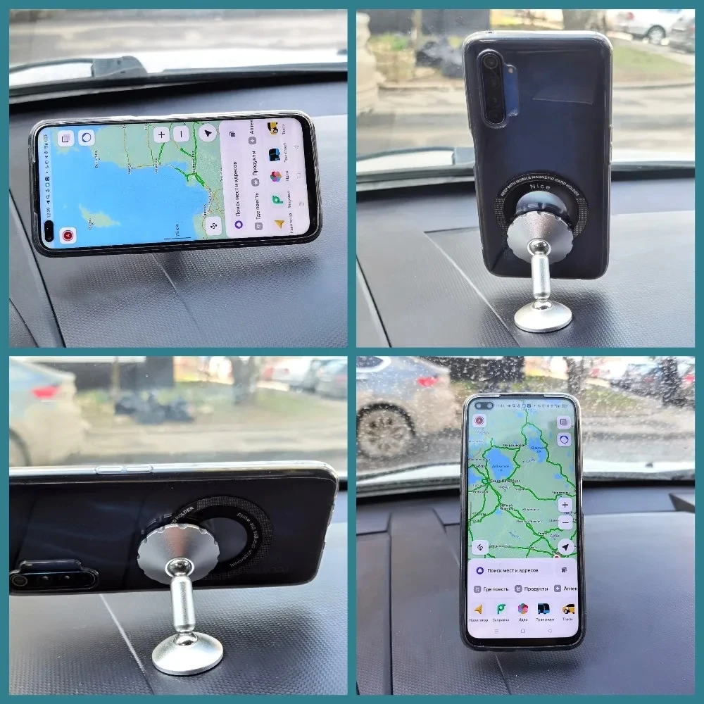 6-Pack Universal Magnetic Metal Rings for Wireless Charging and Car Mounts