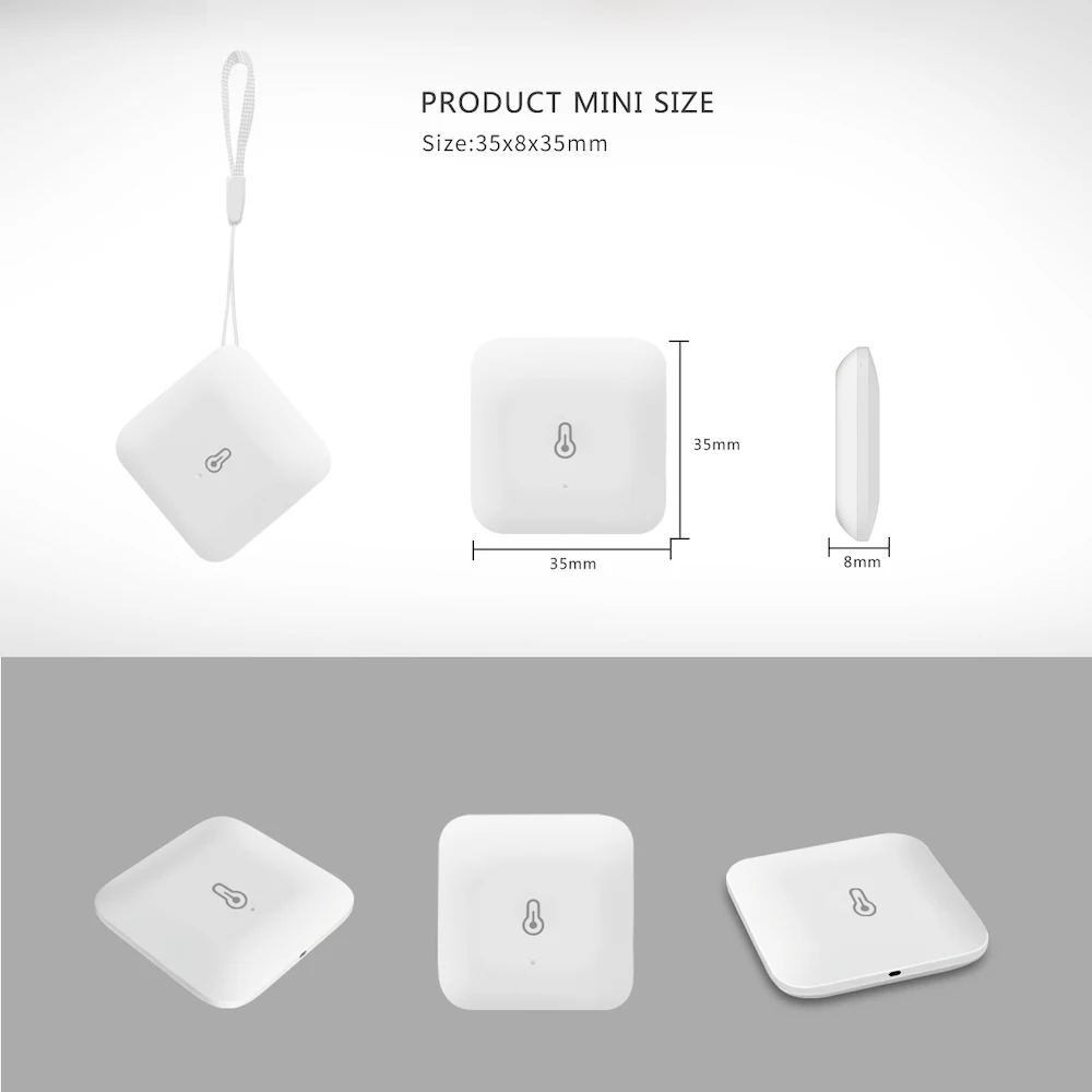 Zigbee 3.0 무선 온도 습도 센서, eWelink Free 앱, 스마트 홈 TH 센서, ZB Bridge Pro,ZB 동글-E와 작동