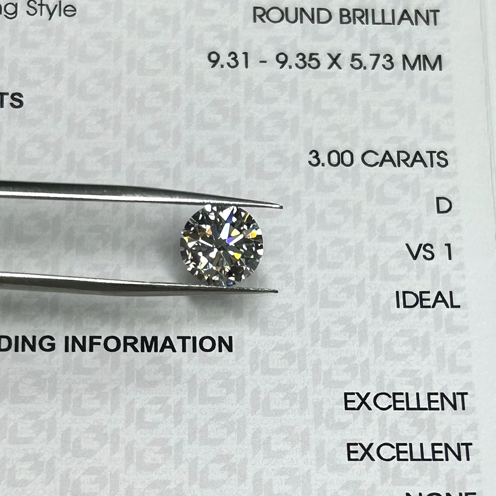 Mosangna Lab Grown Diamond D VS1 CVD Diamond IGI Certified