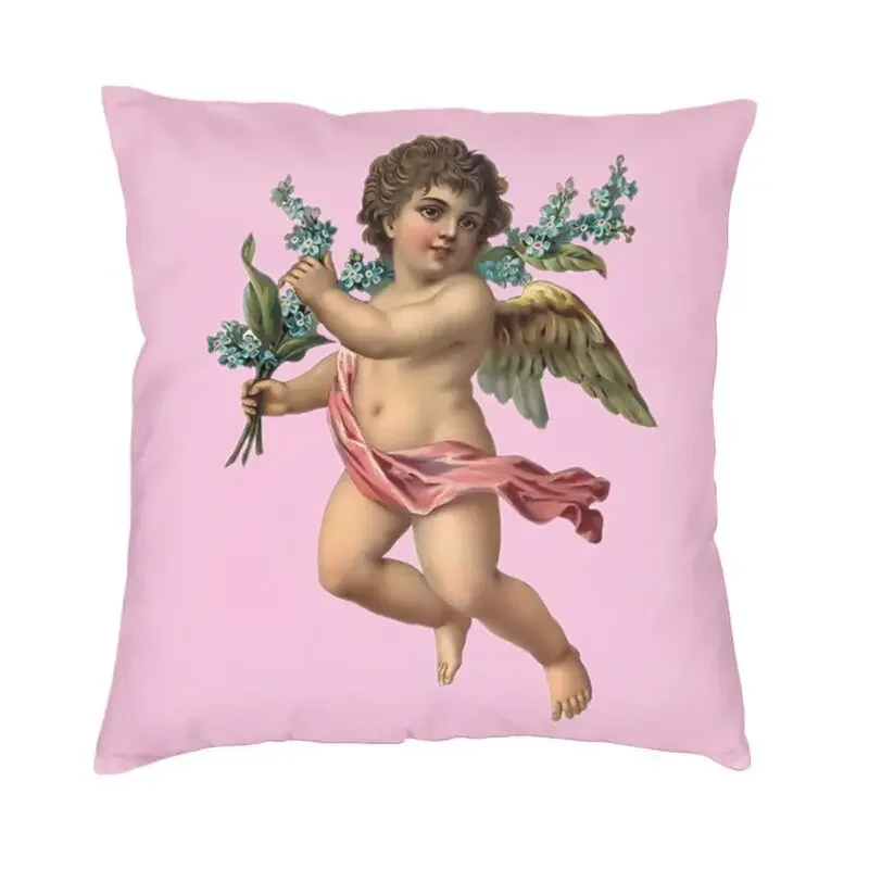 

Aesthetic cabbage renaissance angels throw pillow cover home decorative 3D print sofa cushion cover office bedding pillowcase