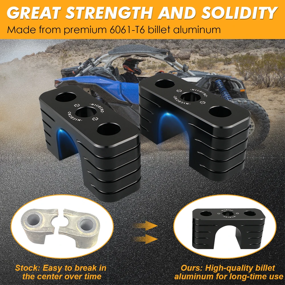 NICECNC UTV utv sway bar clamp For CAN AM Maverick X3 Max R 4x4 XDS XMR XRC XRS Turbo DPS-Rear Sway Bar Clamp Mount Bracket