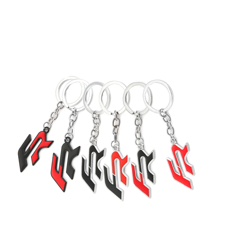 

Car Keychain FR Keyring Metal Key Chain Ring Badge Keychain Suitable for All Models First Choice for Friend Car Gadget Key Ring