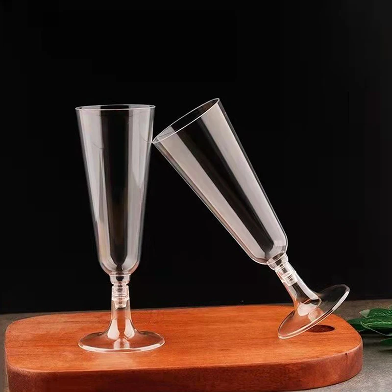 Calici Da Champagne In Plastica TENYASEN – 30 Pezzi Da 127 Ml, Trasparenti, Eleganti E Riutilizzabili