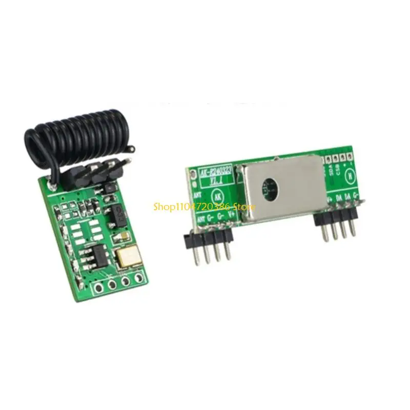 K0EA 장거리 트랜시버 모듈 3400 RF 수신기 링크 키트 433MHz 송신기