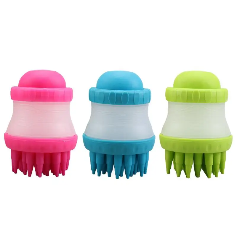 

Pet Dog Shampoo Brush Cat Hair Brushes Massage Comb Grooming Scrubber Comb Hair Removal Massage Pet Grooming for Washing Bath