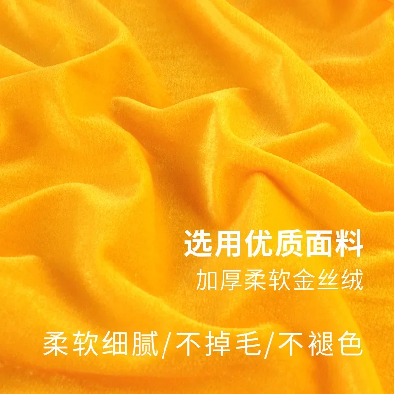 Daisy Cotton Floral Tablecloth Golden Velvet Tablecloth Thickened Red Fabric Table Cover For Dinning Party Wedding Decor