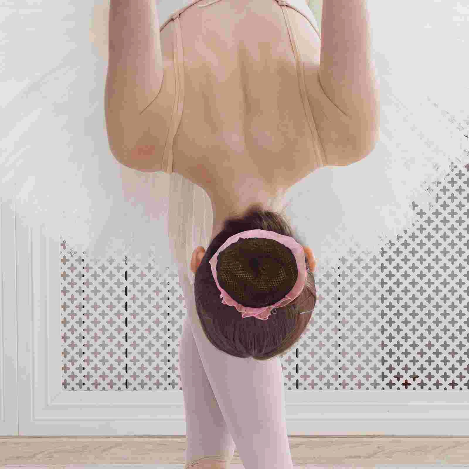 Buns Children's Hair Accessories Net Nets for Women Tie The Head Ballet Toppers