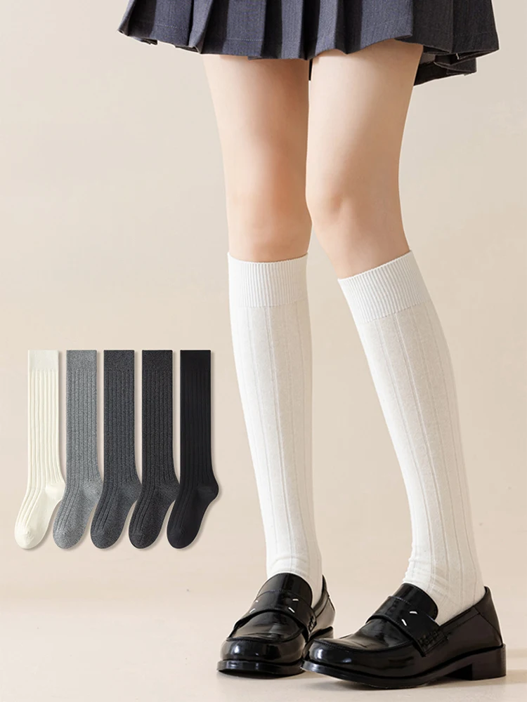 Women's Knee High Socks Fashion Socks High Athletic Sports Cosplay for Teen Girl Women Autumn Winter