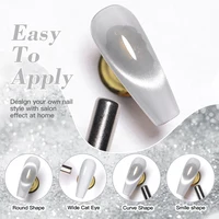 7ml Cat Magnetic Gel Nail Polish Pink Silver Semi Permanent Glitter Magnetic Gel UV/LED Needed Soak Off Painting Vanrish Design 5