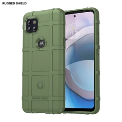 Shockproof Soft TPU Slim Back Case - 6.7 for Moto One 5G UW Ace (Green)
