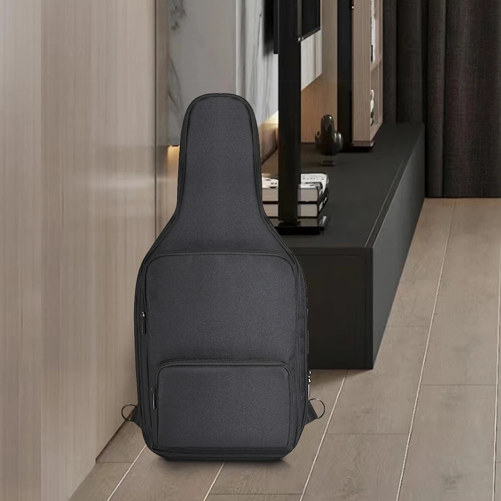 Shoulder Bag Backpack Shockproof Guitar Bag Anti-Scratch Guitar Case with Accessory Pockets for PDP Riffmaster Guitar Controller