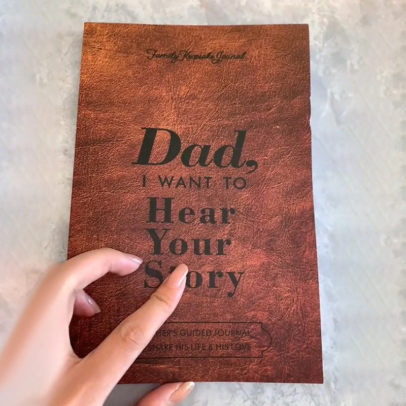 Dad/Mom I Want To Hear Your Story Journal A Father's Guided Journal Multipurpose Book Portable Notebook School Parents
