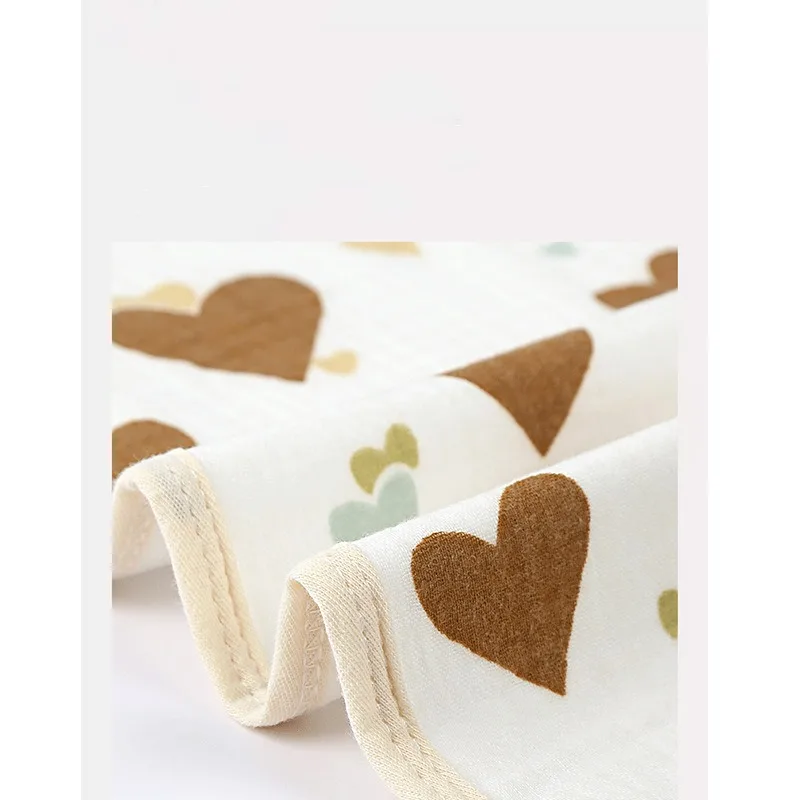 Baby Anti-leak Urine Pad Infant Breathable Skin Mattress Newborn Large Size Waterproof Cartoon Love Shaped Protective Mat