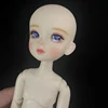 Fashion 1/6 Bjd Doll with Makeup 30CM Doll Mechanical Joint Body Opened Head DIY Doll Kids Girls Doll Toy Gift White Skin 3