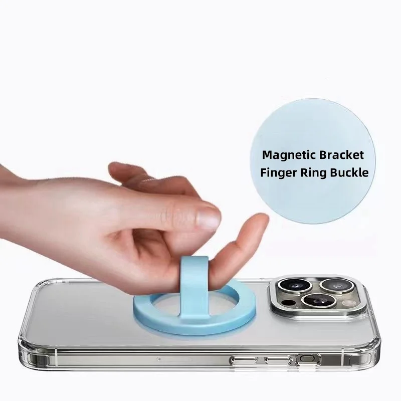 حامل البنصر المغناطيسي من السيليكون مريح لهاتف iPh...
