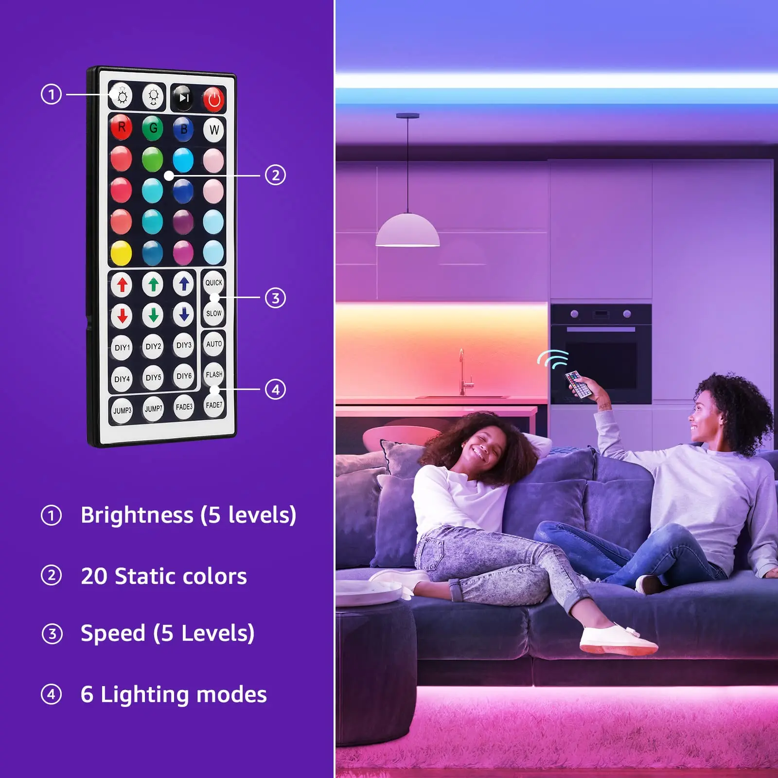 Acheter LED lumière de pièce LED 1-5m 10m 15m 20m 30m bande de lumière LED  SMD5050 RGB bande Bluetooth néon chambre bande lumineuse décorative