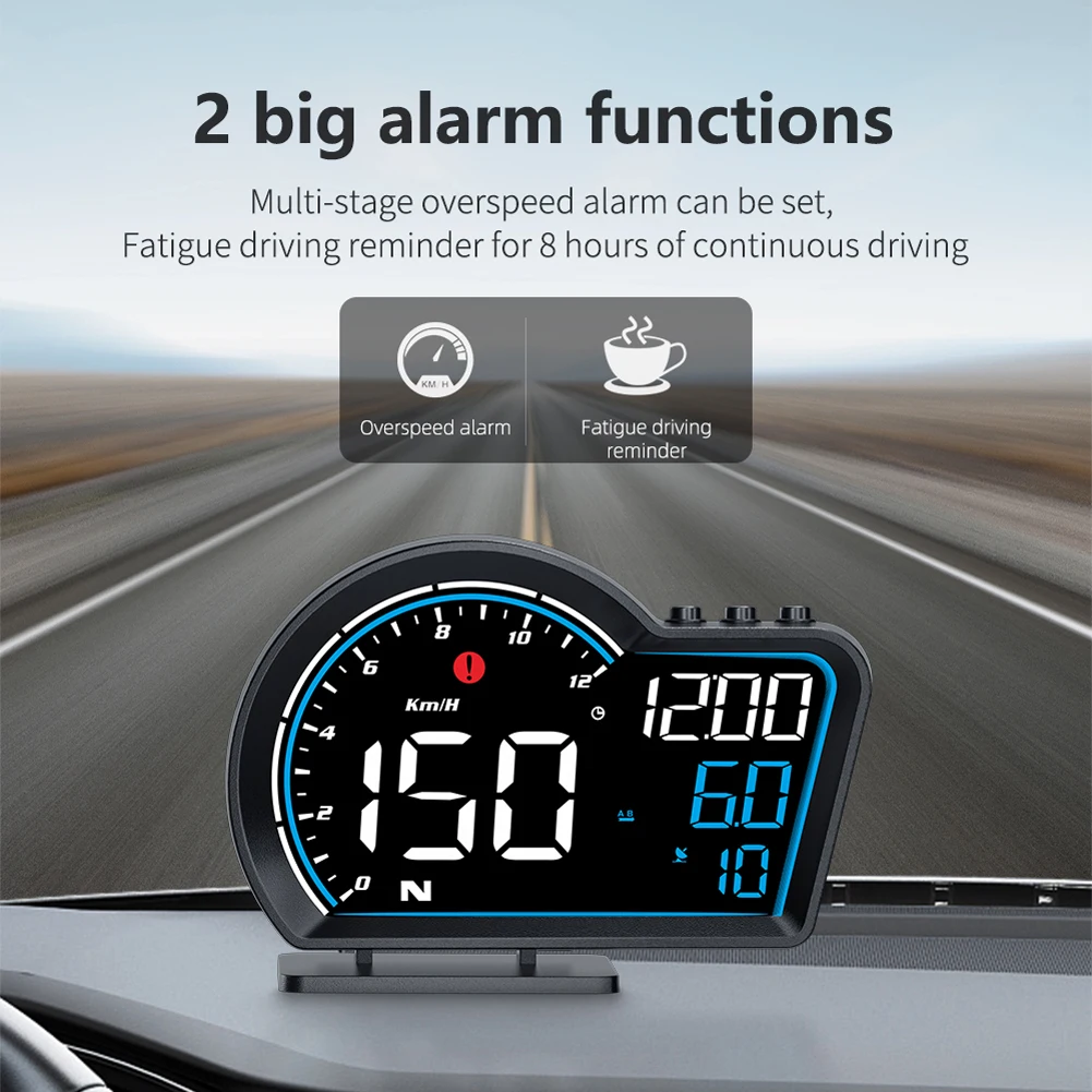  Ʈ ӵ HD GPS MPH   溸, ڵ  HUD LED ÷,  Ʈ  ÷