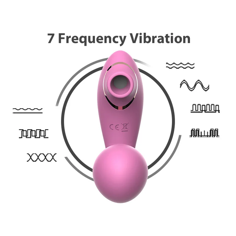 Clitoral Sucking Vibrator And G-spot Stimulator Bendable Massager_voghion.com
