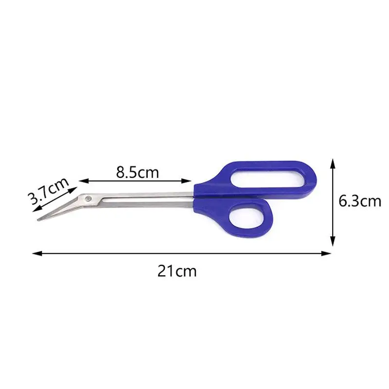 21cm Toe Nail Scissor Clipper Trimmer Long Reach Easy Grip Pedicure Trim Clipper Manicure Trimmer Disabled Cutter