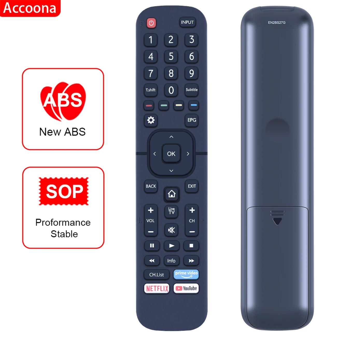 

Original EN2BS27G 2BB27HB 2BL27H remote control for HISENSE G-GUARD TV.
