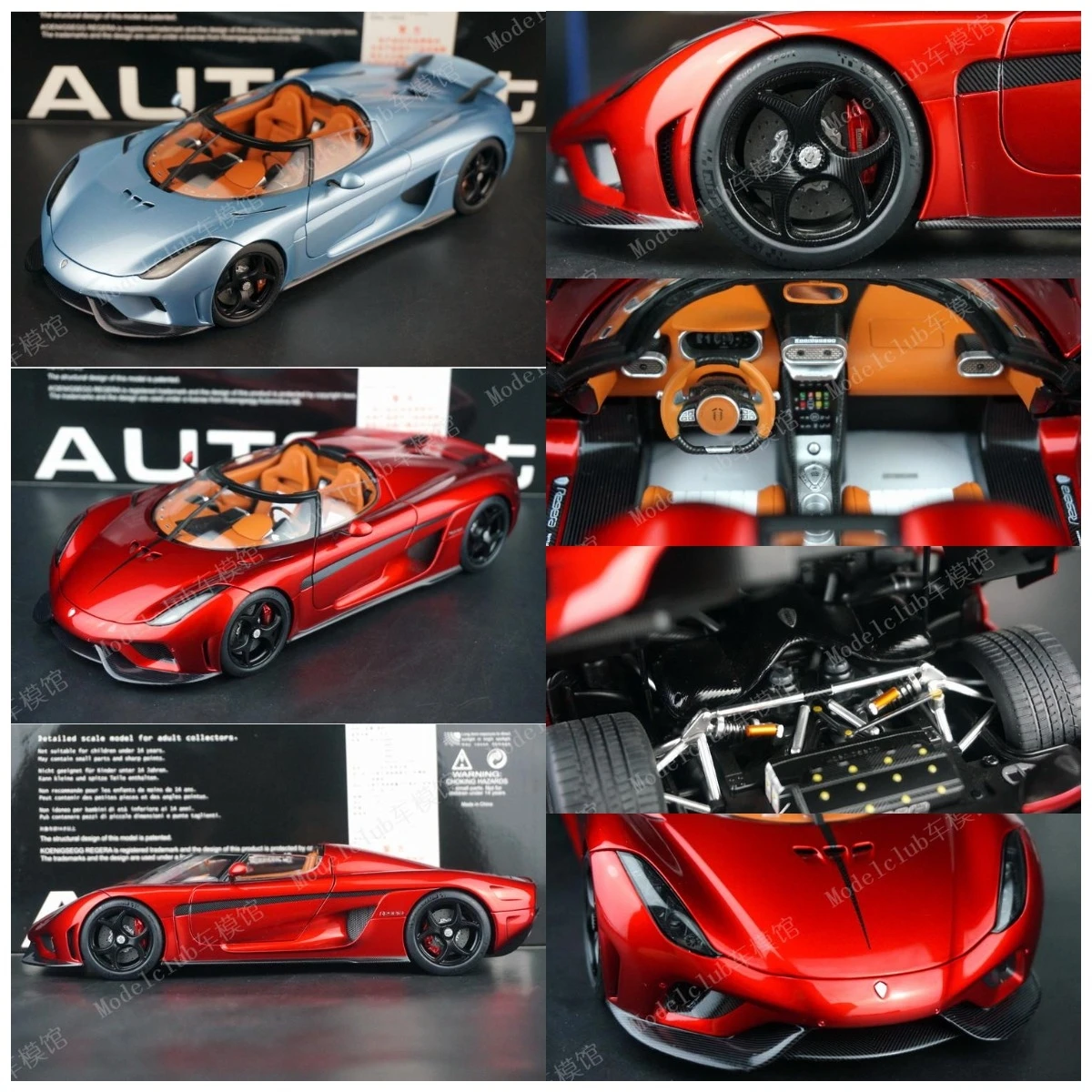 

Autoart 1:18 For Koenigsegg Regera Alloy Full Open Limited Edition Resin Metal Model Ornament Toy Birthday Gift