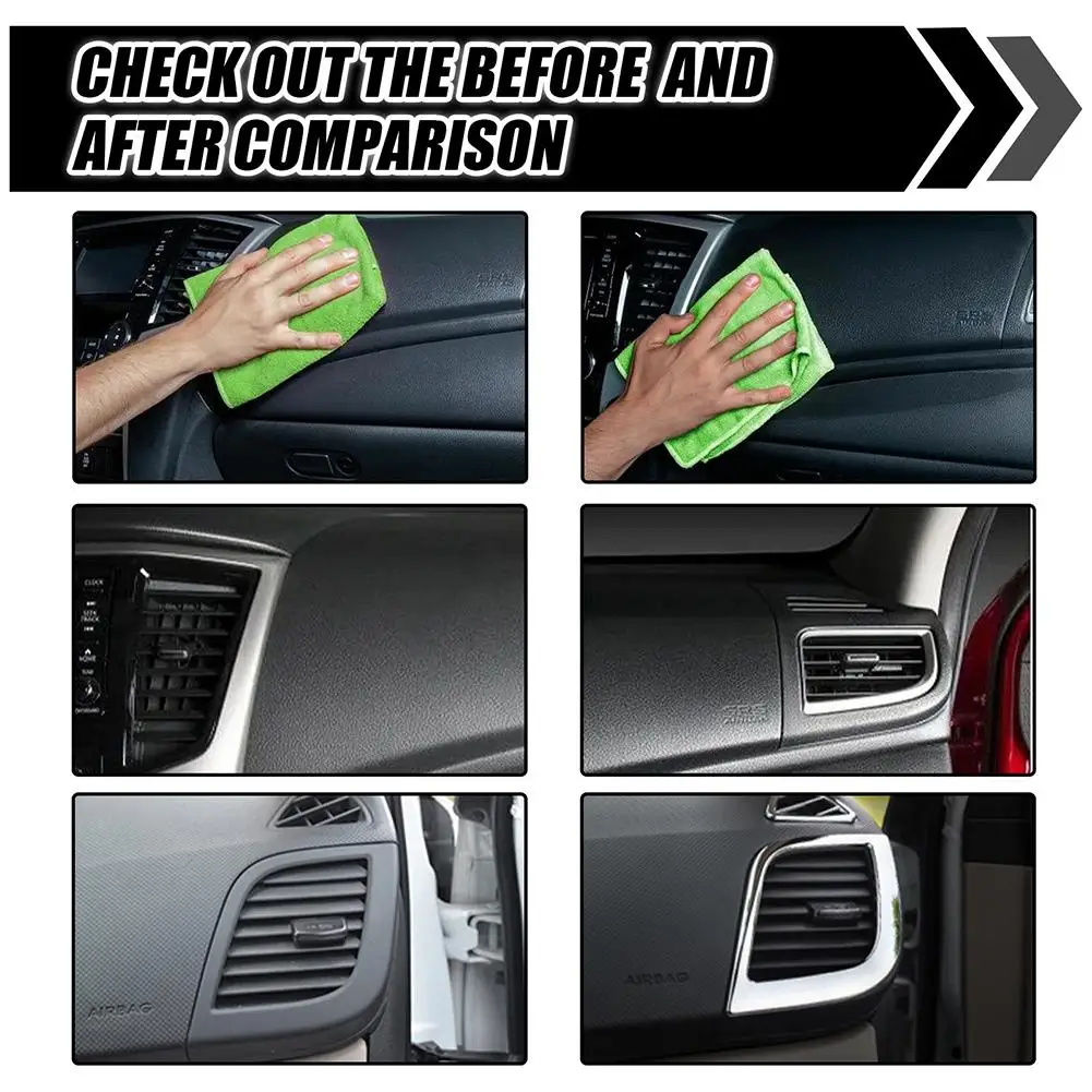 Plastic Parts Wax Instrument Panel Retreading Agent Automotive Interior Auto Plastic Renovated Coating Paste Maintenance Agent