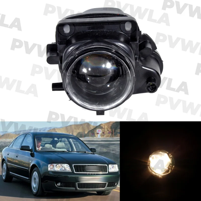 

Для Audi A6 C5 1998 1999 2000 2001 галогенные лампы правой стороны, передний бампер, противотуманная лампа в сборе 4B0941700