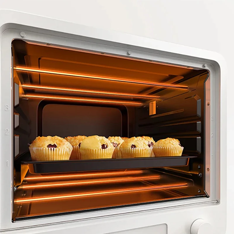 XIAOMI MIJIA Smart Electric Oven 40L Large Capacity Freestanding Temperature Control No Flipping Home Barbecue Enamel Line electric oven
