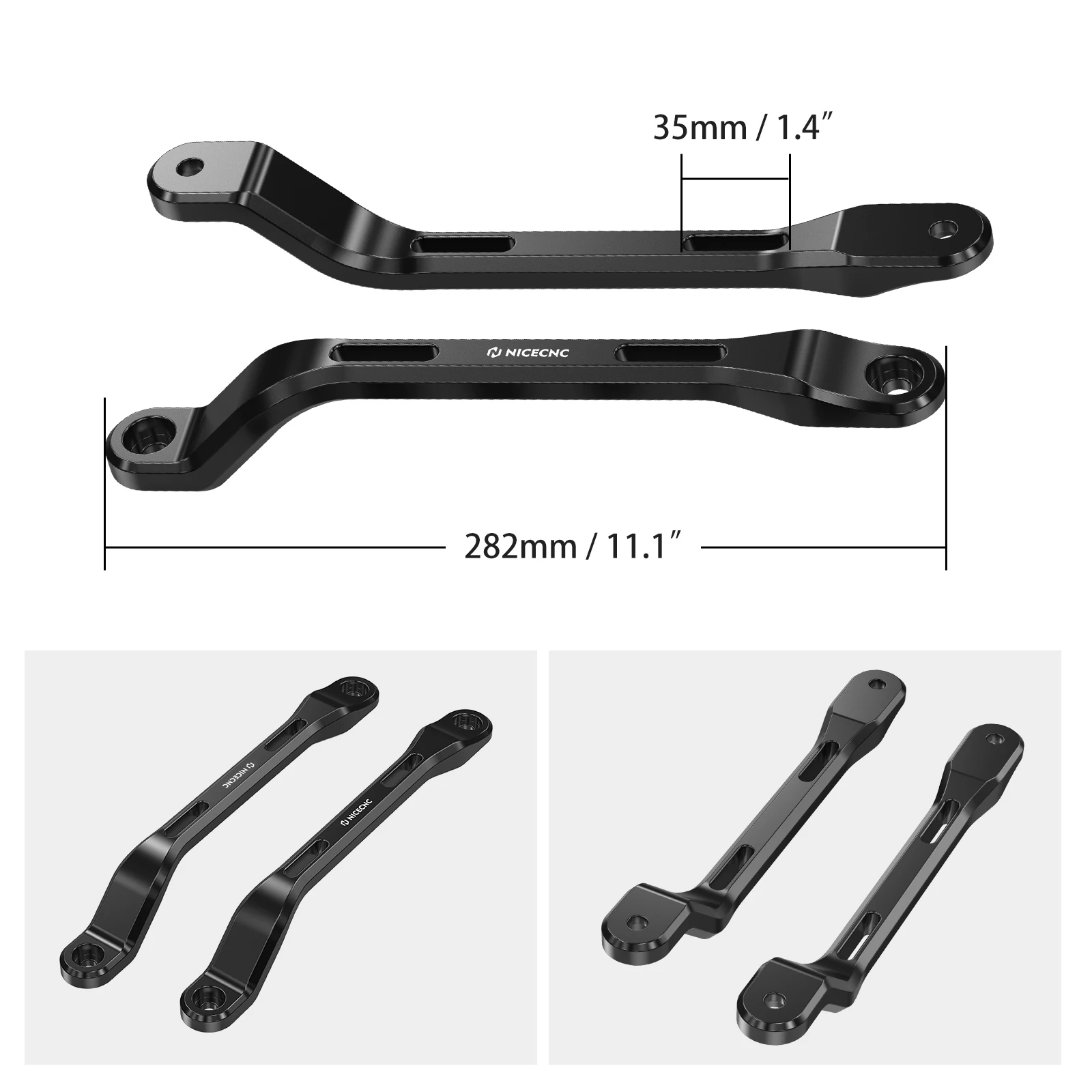 NICECNC Gepäckträger Seitenkofferhalterung Beifahrergriff für Yamaha Tenere 700 2019-2024 Tenere 700 Zubehör – Detail 10