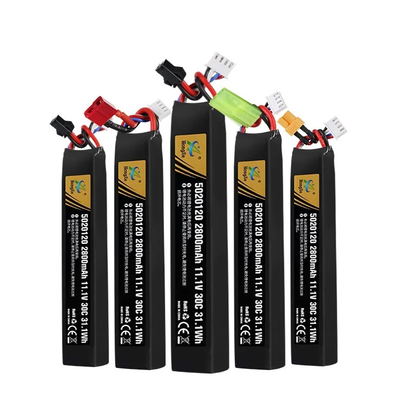 Original RC Water Gun Airsoft LiPo battery 11.1V 3S 2800mAh 30C 5020120