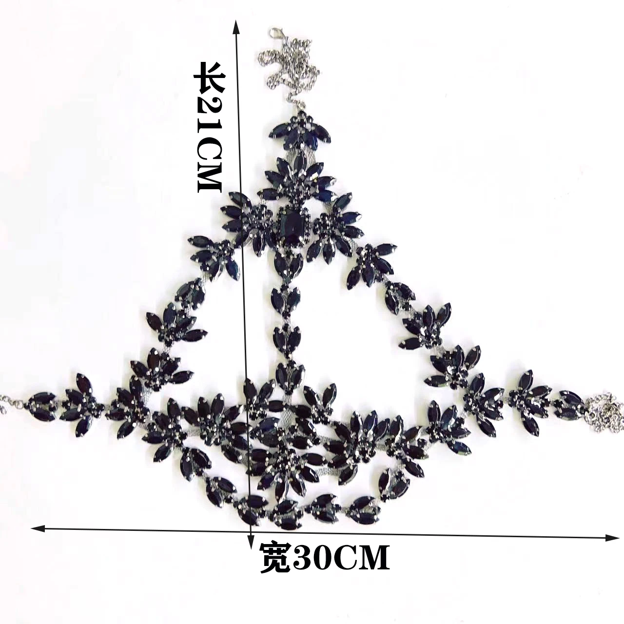 Fashion luxury mysterious black zircon mask women's sexy full face mask jewelry makeup ball crystal mask face accessories wholes