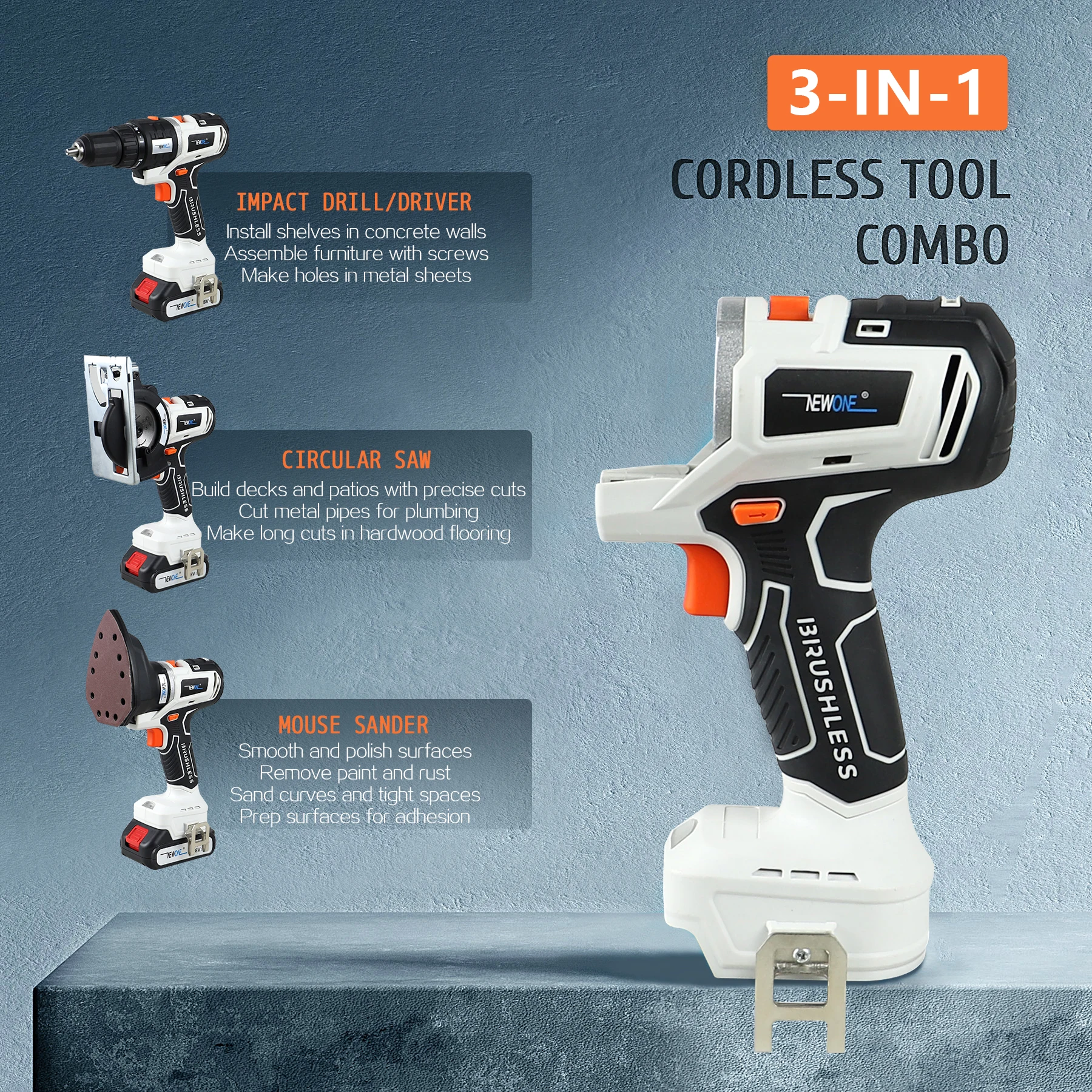 20V Max* Cordless Mouse Sander