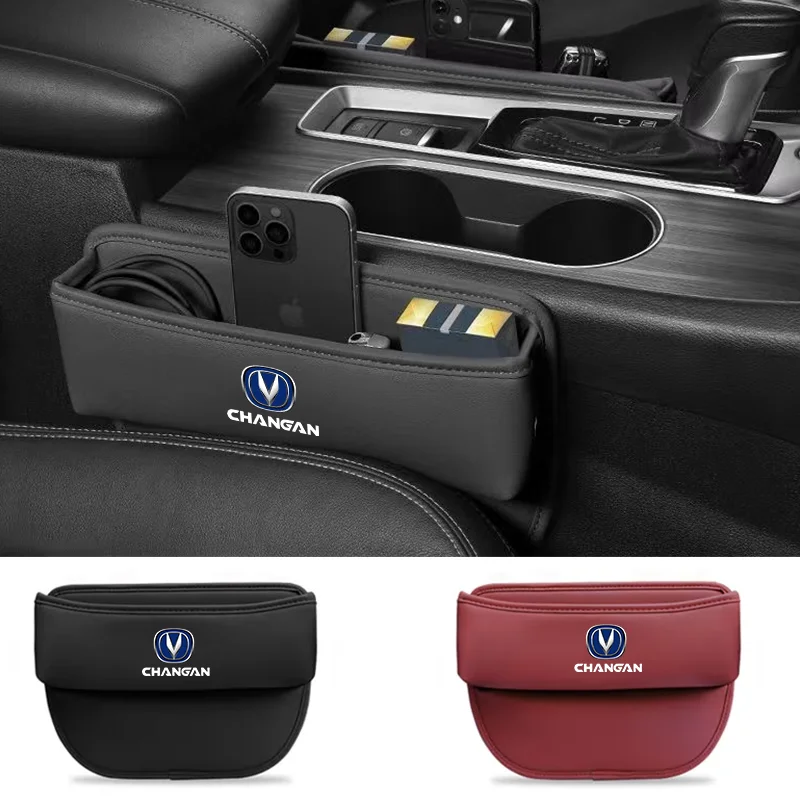 

Leather Car Seat Storage Box Auto Console Side Car Seat Crevice Storage Box For Changan CS95 CS85 CS75 CS35 Eado Alsvin 7