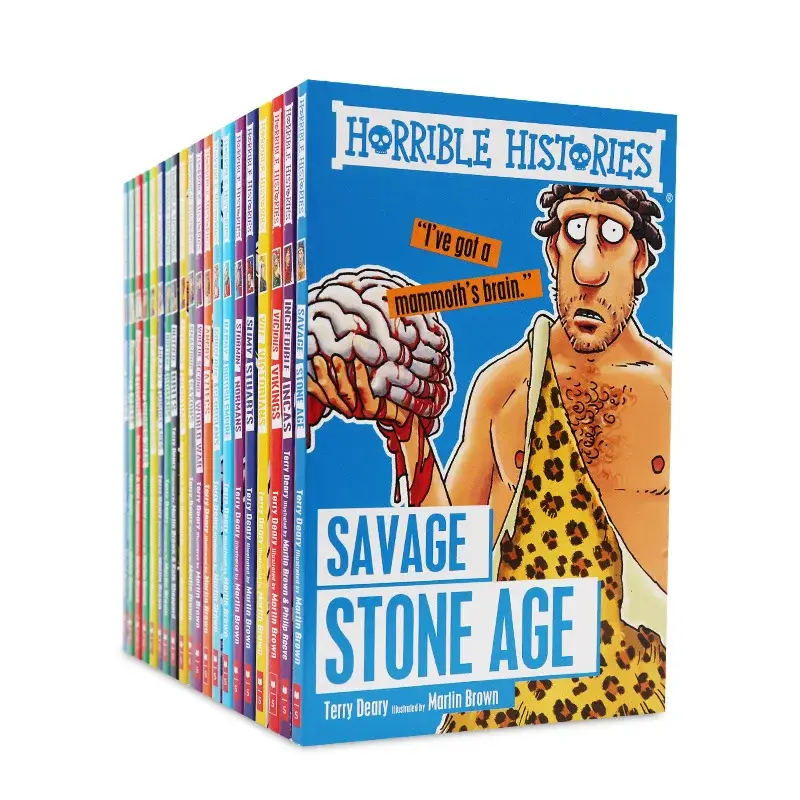 20 BOOKS Horrible Histories Blood Curdling Box of Books Collection Original English Reading Children's Books - Image 5